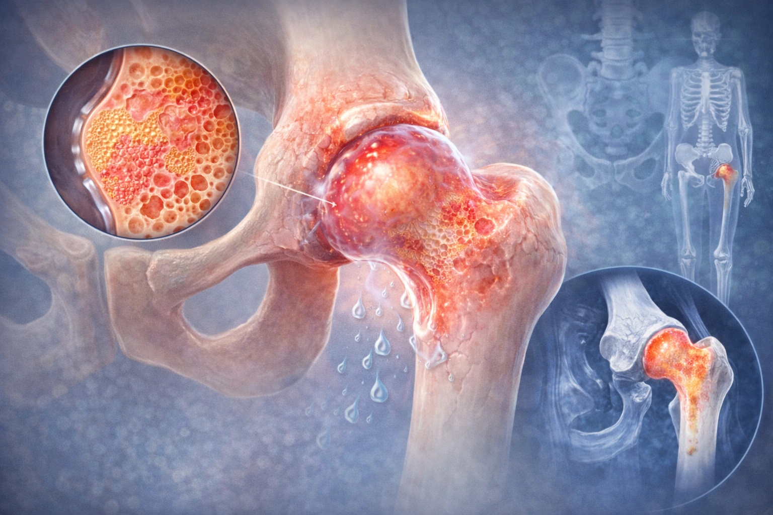 Οστικό Οίδημα Μηριαίας Κεφαλής – Αίτια, Συμπτώματα